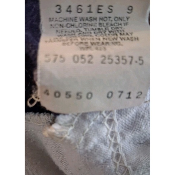 VINTAGE Levis 550 Purple Jeans Mens 38x32 (Fit 37x31) Blue Tab Made In USA - Picture 7 of 12